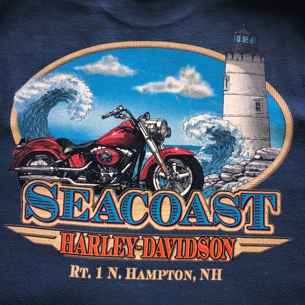 Men's short-sleeve Harley-Davidson tee, size Large